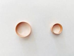 [702] Copper olive Ring 20mm