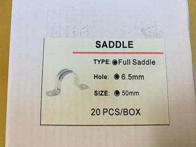 [E5]  50mm saddles ( 20 clips)