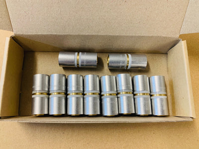[P16] 10 x coupling 15mm- brass