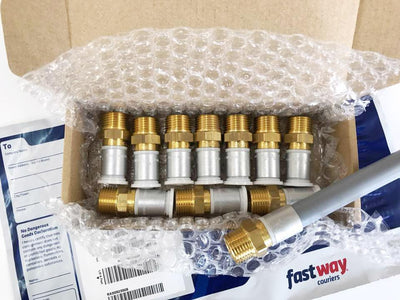 10 x Brass Male adaptors (free shipping) - NZ Pipe