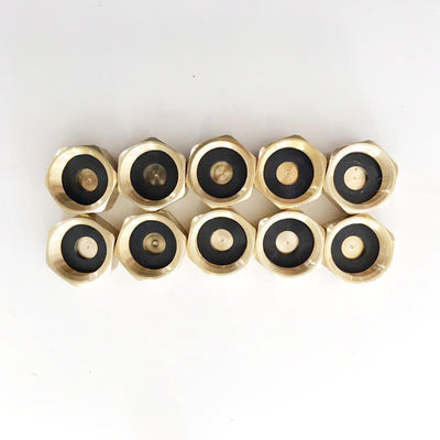 1/2" Brass Female End caps X 10pcs (free shipping) - NZ Pipe