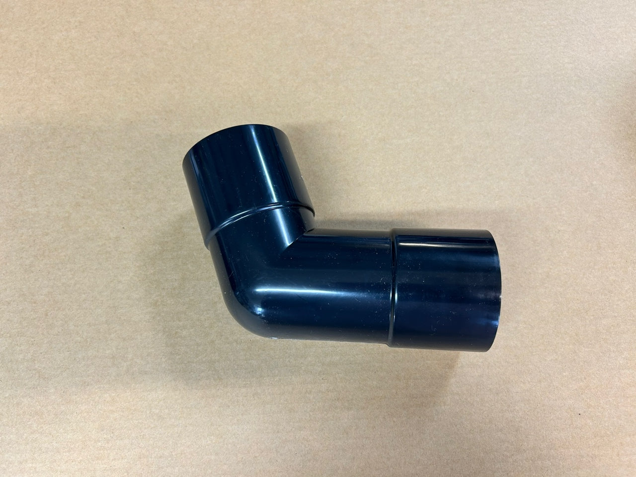 [D2953] 80mm Downpipe Elbow 112 degree -- Black