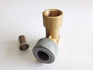 [PSH1011] PB Push-Fit Wall Elbow 15mm