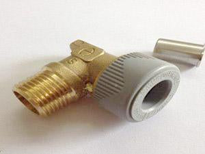 [PSH1011] PB Push-Fit Wall Elbow 15mm