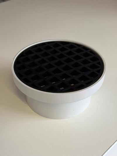 [PVC1034] Finishing Collar & Grate 100mm