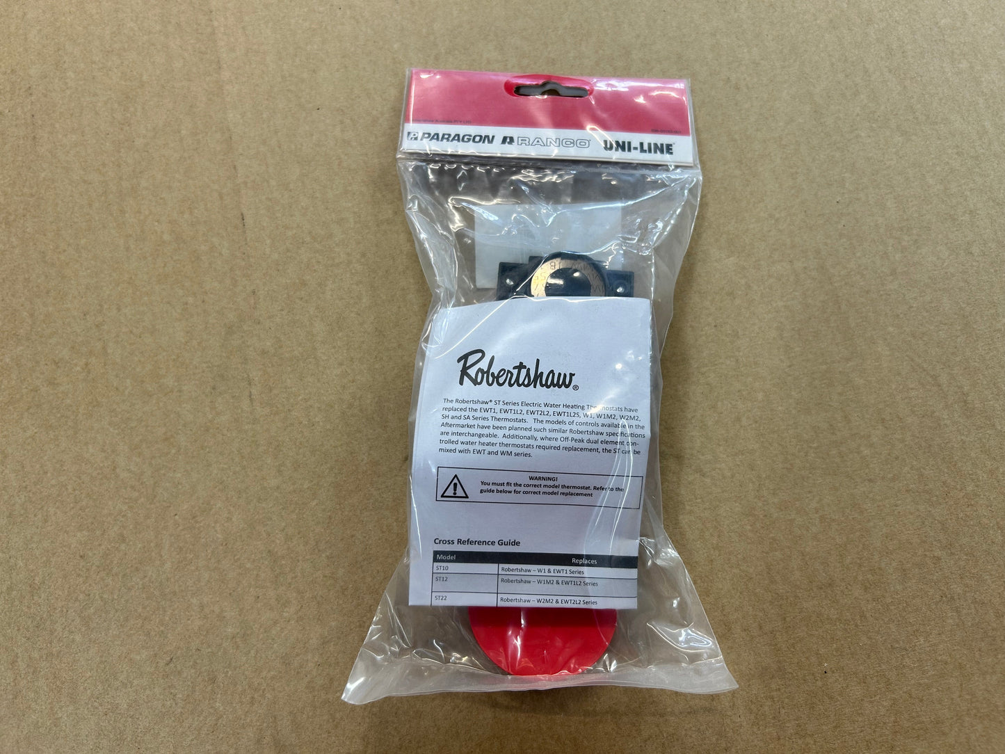 [HWC1004] Robertshaw Thermostat ST12551K