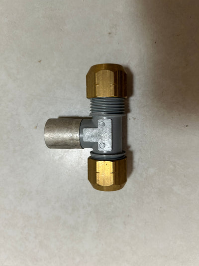[CRP1049] PB Crimp Tee Copper To PB 15mm (Copper x PB x Copper)