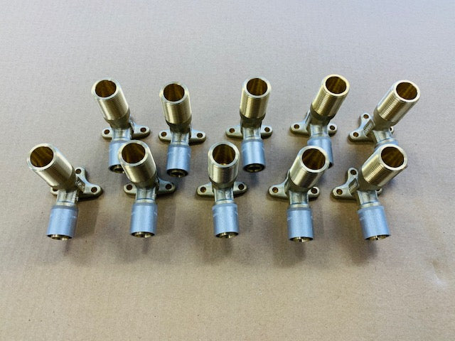 [CRP1020] PB Crimp Brass Wingback (Male) x10 Pack