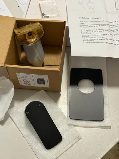 Swiss Shower Mixer (Watermark) - Matte Black