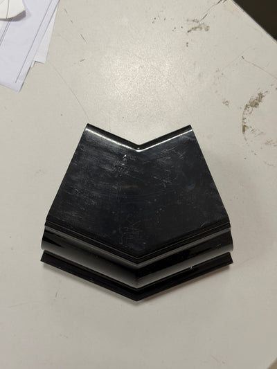 [GBA1008] Gutter Corner External 45 Degree Black