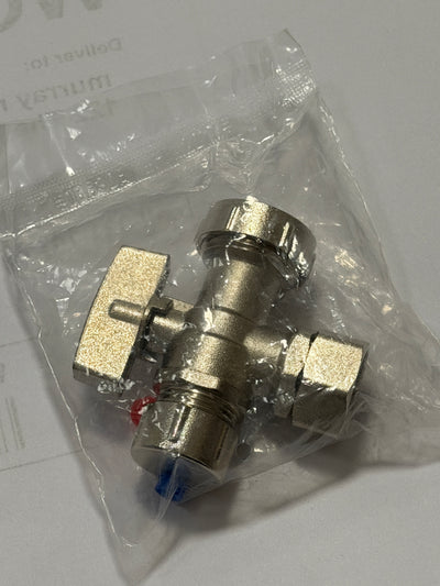 [BLV1012] Three Way Swivel Tap (15mm Female + 15mm/20mm Male)