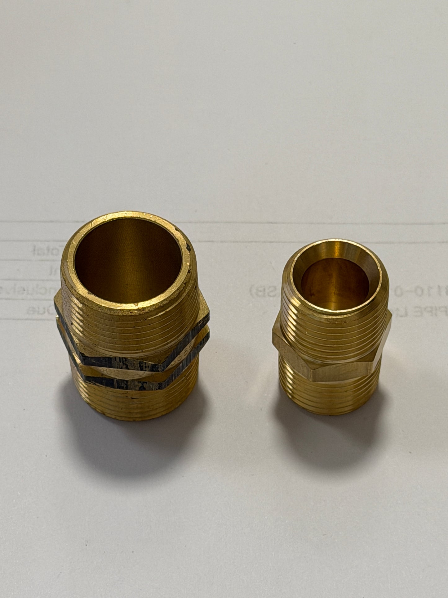 [BRF1006] Brass Hex Nipple