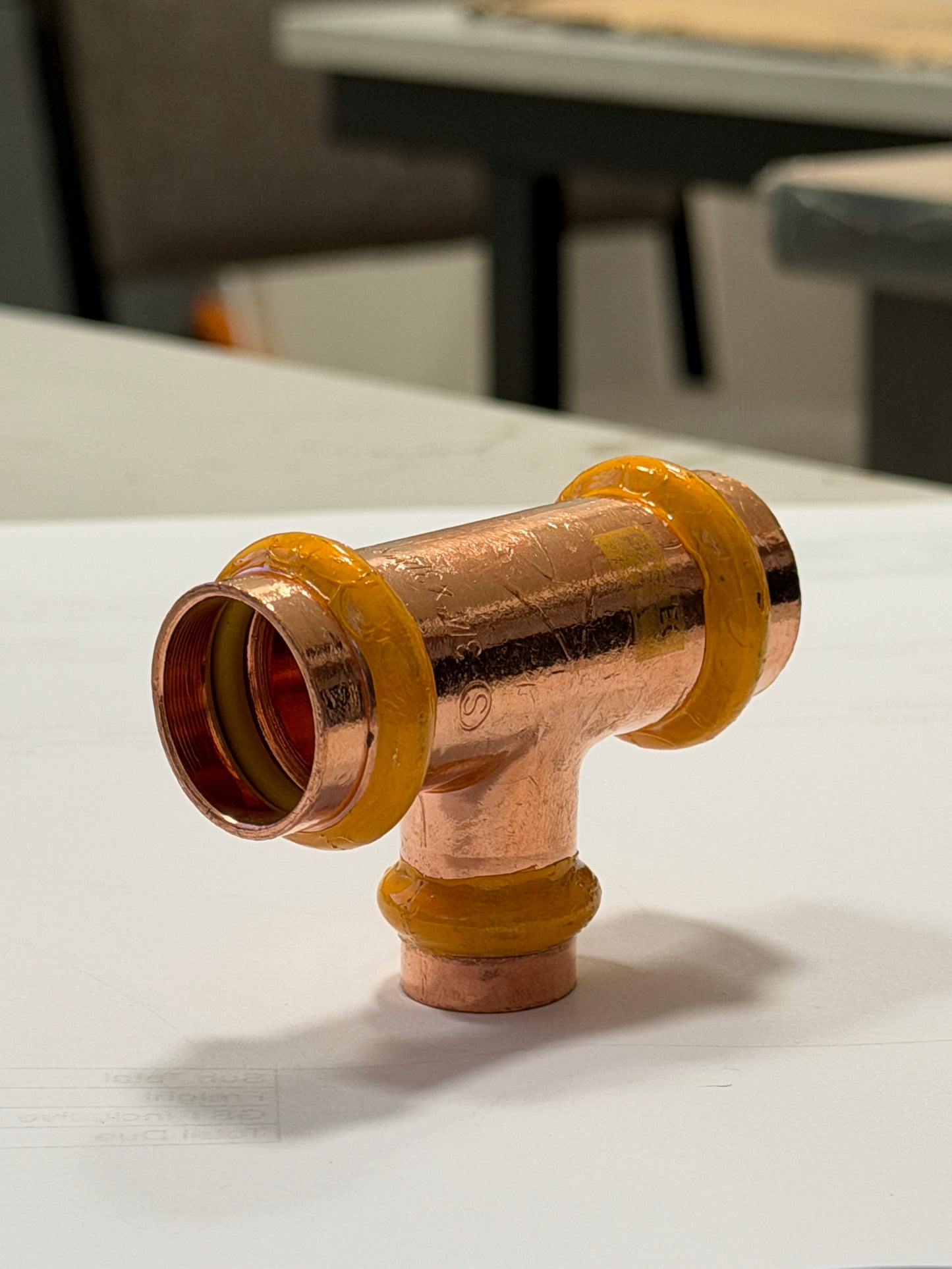 [CPF1010] Copper Tee 20mmx15mmx20mm