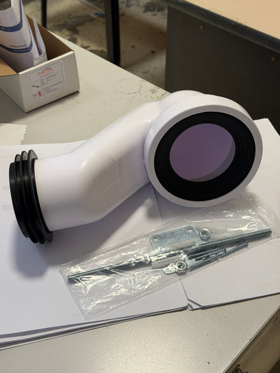 P Pan to S Pan Toilet Pan Connector 80mm