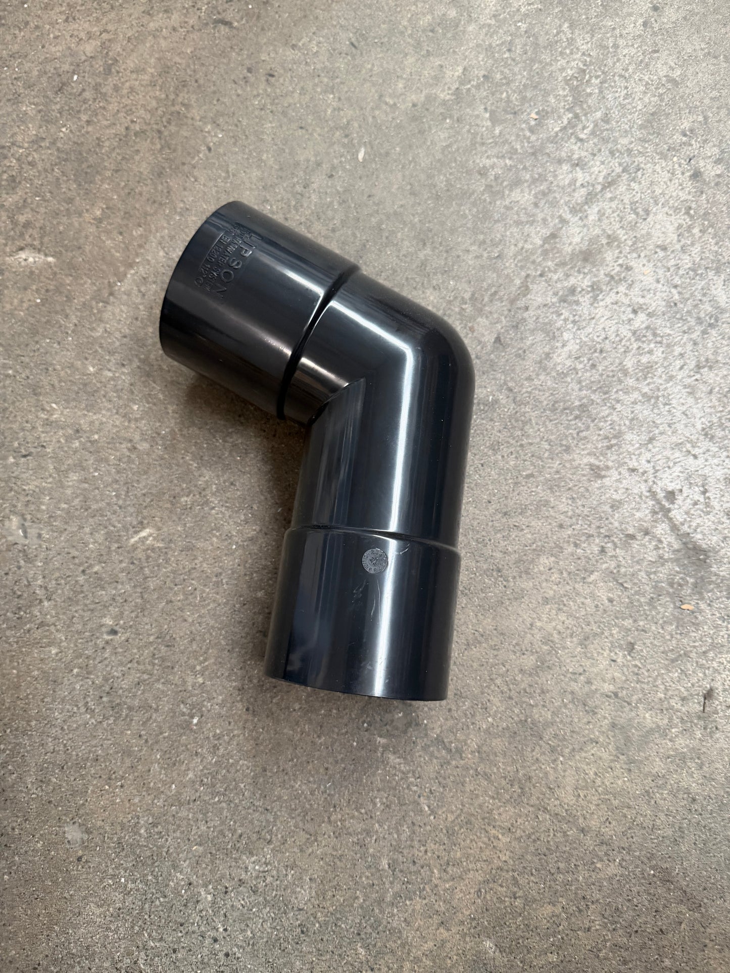 [DPF1019] Downpipe Elbow 112 Degree 80mm Black