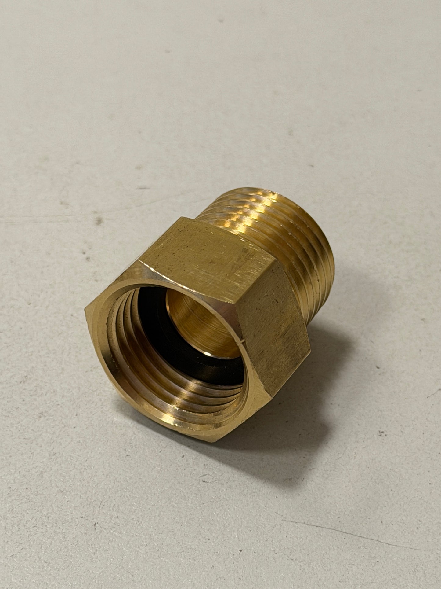[BRF1028] Brass Adaptor With Chamfer 1/2" (Male/Female)