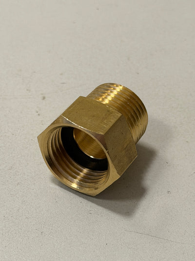 [BRF1028] Brass Adaptor With Chamfer 1/2" (Male/Female)