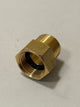[BRF1028] Brass Adaptor With Chamfer 1/2" (Male/Female)