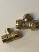 [BRF1030] Brass Reducing Tee With Crox Nuts 20x20x15mm (Male)