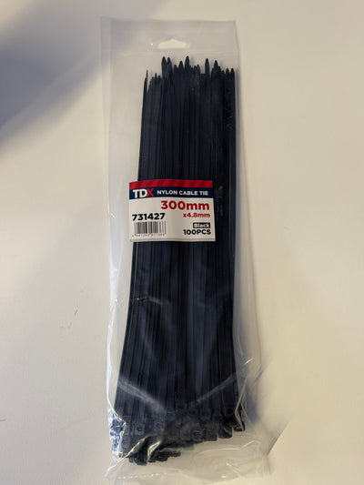 [TDS1003] TDX Nylon Cable Tie 300mm x 4.8mm