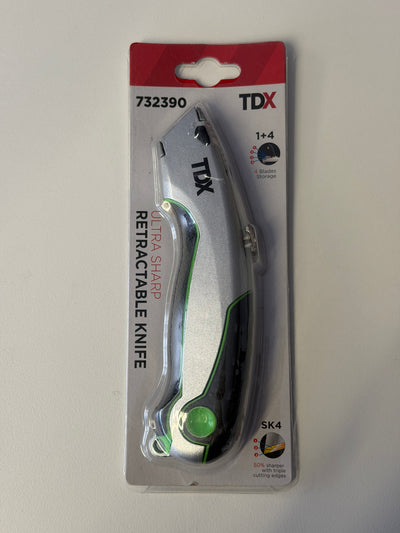[CTT1004] TDX Retractable Knife 19mm x 62mm