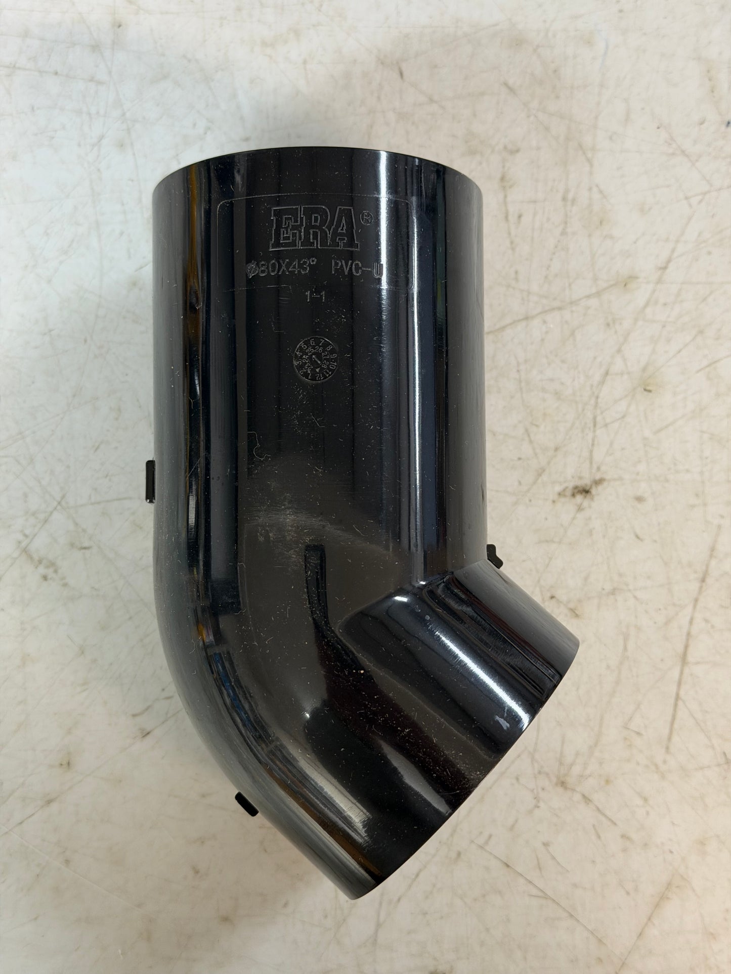 [DPF1018] Downpipe Elbow 43 Degree 80mm Black