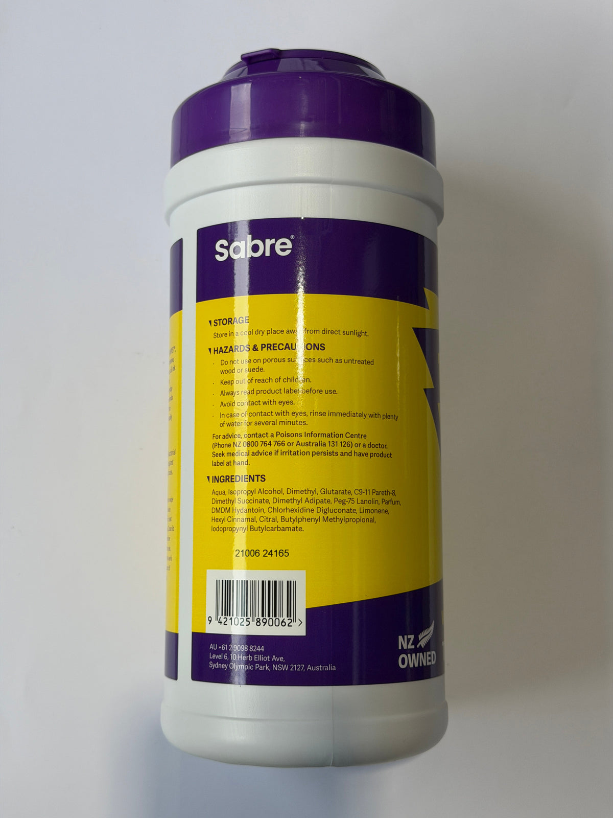 [PPE1002] SimpleFix Sabre Thunder Wipes Antibacterial Trade Tub