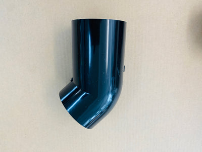 [D2912] 80mm Downpipe Elbow 43 degree -- Black
