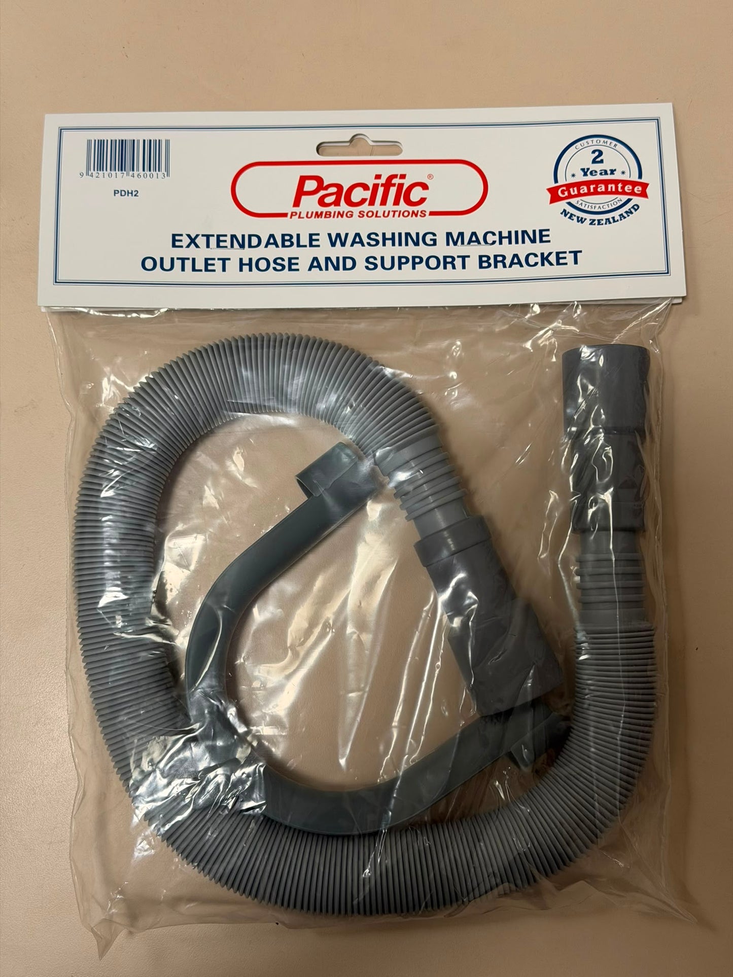 [FLX1013] Extendable Washing Machine Outlet Hose & Support Bracket
