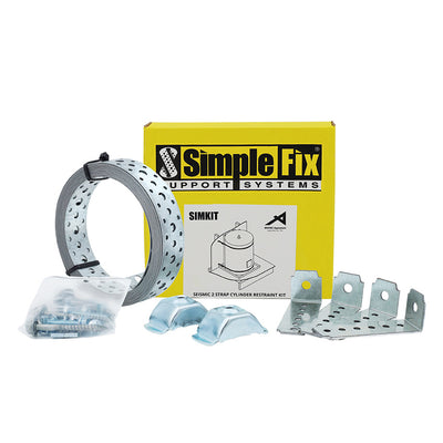 [GSA1003] SimpleFix 2 Strap Seismic Cylinder Restraint Kit (SimKit 2)