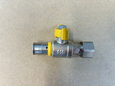 [8371] Gas ball valve 16mm - 1/2 swivel connection