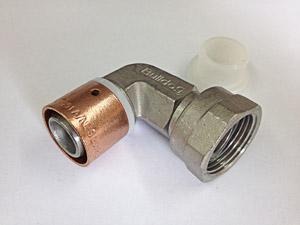 [CRP1031] PB Crimp Copper Swivel Elbow