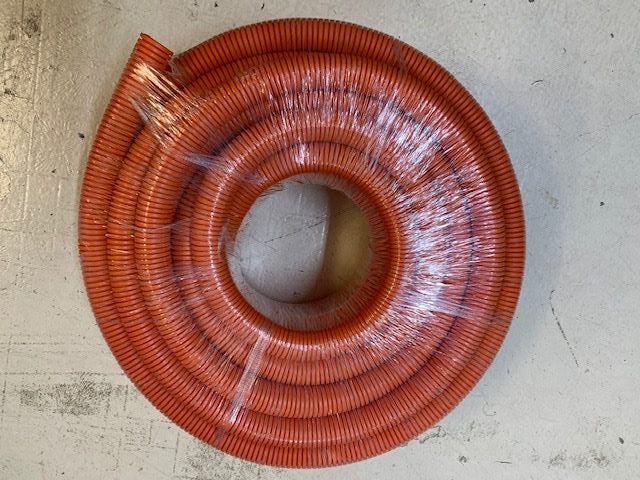 [E722] Electrical  corrugated conduit (orange) 32mm -- 25M roll