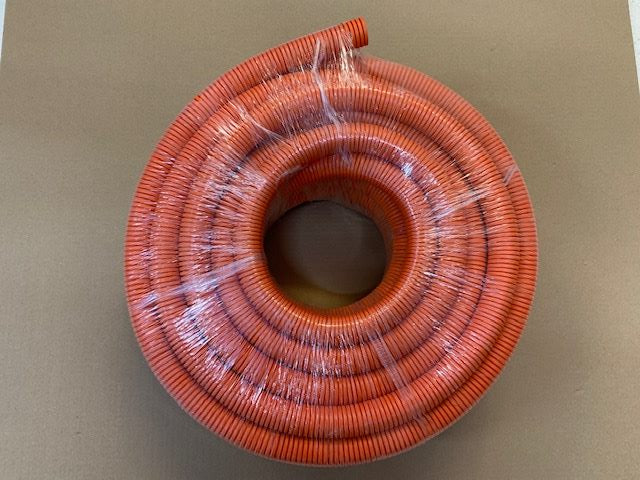[E721] Electrical  corrugated conduit (orange) 25mm -- 25M roll