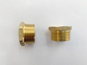 [217] Brass Male20mm/ Female 15mm Socket - NZ Pipe