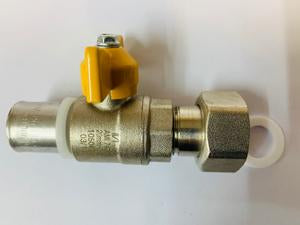 [833] Gas swivel ball valve 20mm - NZ Pipe