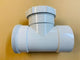 [1160]  PVC inspection 100mm Y junction right hand