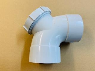 [1155]  PVC inspection 100mm Bend 88 deg Rear 