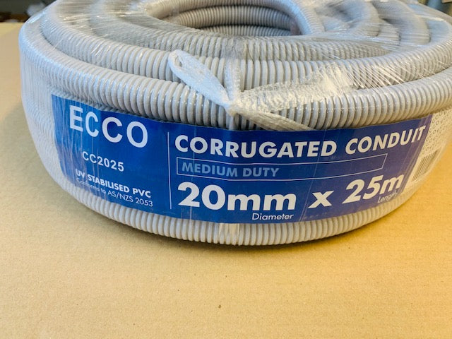 [E703] Electrical  corrugated conduit 20mm -- 25M roll