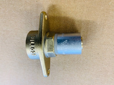 [CRP1023] PB Crimp Brass Hose Plate 15mm