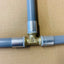 [CRP1010] PB Crimp Brass Equal Tee