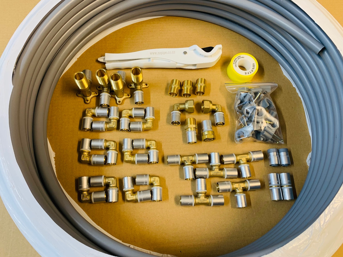 [P33] Bathroom brass fittings Kit – NZ Pipe