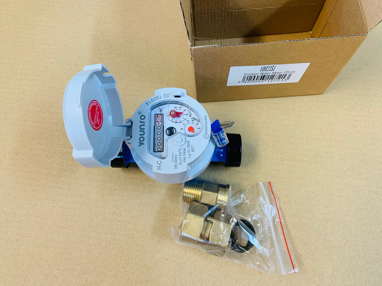 [P124] water meter (20mm connections)