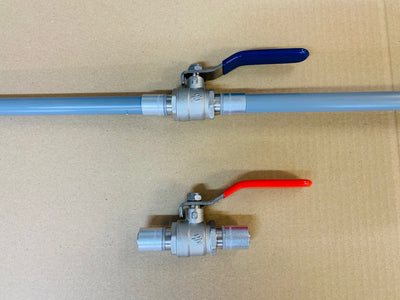[CRP1046] PB Crimp Brass Inline Ball Valve x6 Pack