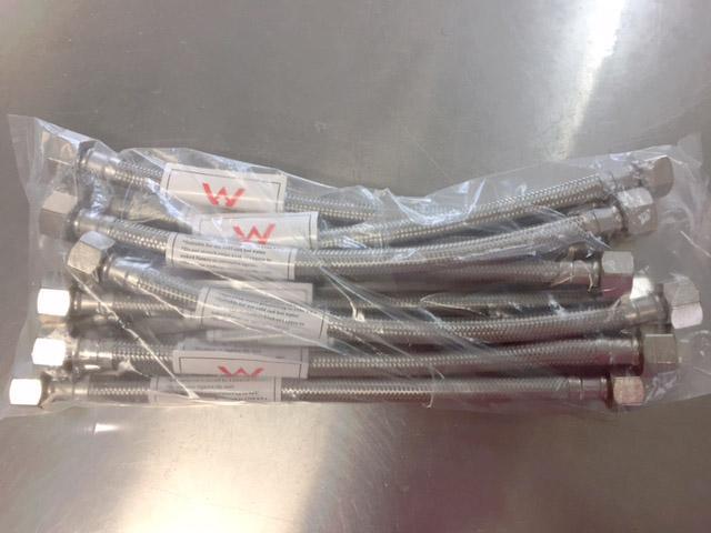 10 x Flexi hose 15mm x 400 long (free shipping) - NZ Pipe
