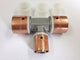 [CRP1033] PB Crimp Copper Reducer Tee 20x15x20mm